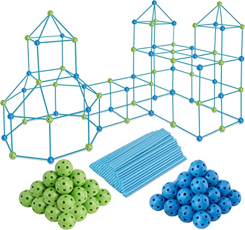 130 PCS Kids Fort Building Kit